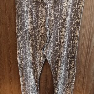Yummie Patterned Shape Wear Leggings XL